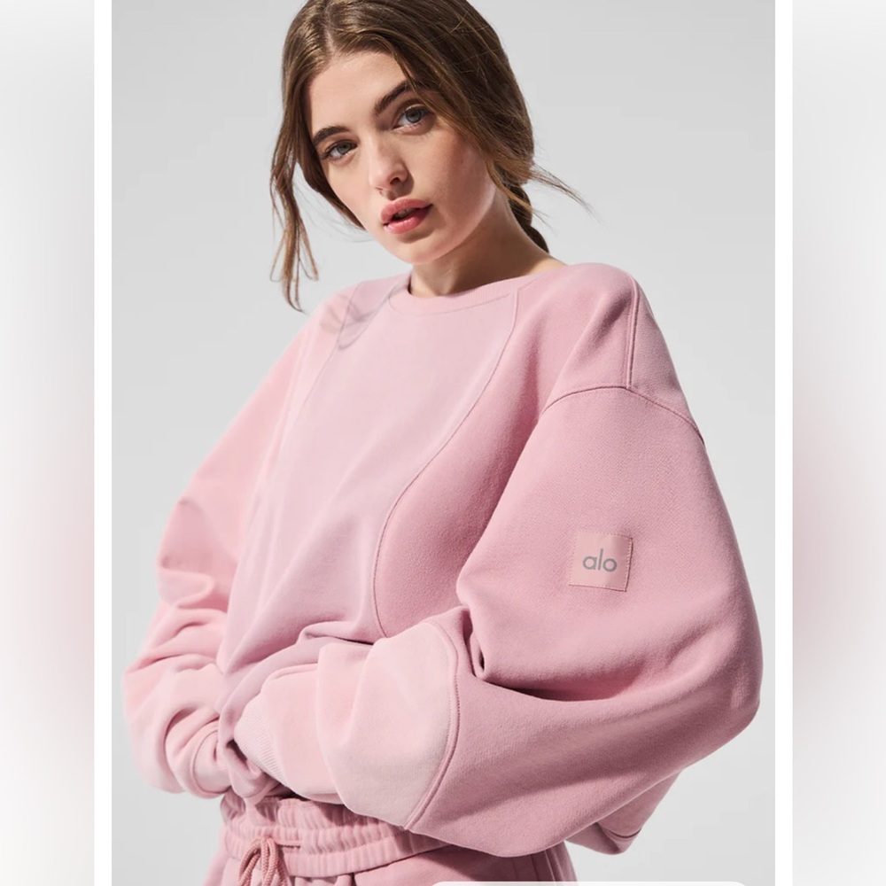 Alo Crewneck Multi Pink